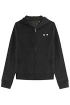 Marc By Marc Jacobs X Disney Marc By Marc Jacobs X Disney Googley Eye Embellished Zipped Cotton Hoody