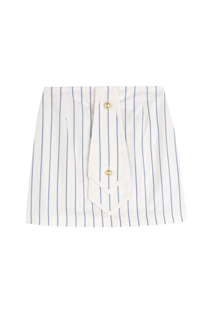 J.w. Anderson J.w. Anderson Striped Cotton Mini Skirt - Multicolored