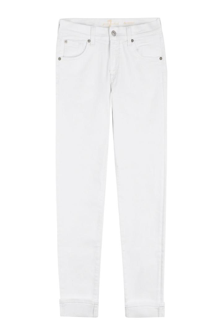 Seven For All Mankind Seven For All Mankind Cropped Straight Leg Jeans - None