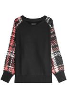 Rag & Bone Rag & Bone Cotton Top With Printed Sleeves