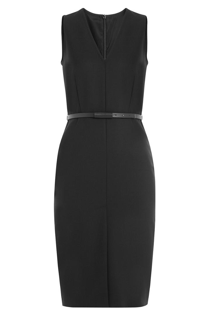 Max Mara Max Mara Virgin Wool Dress - Black