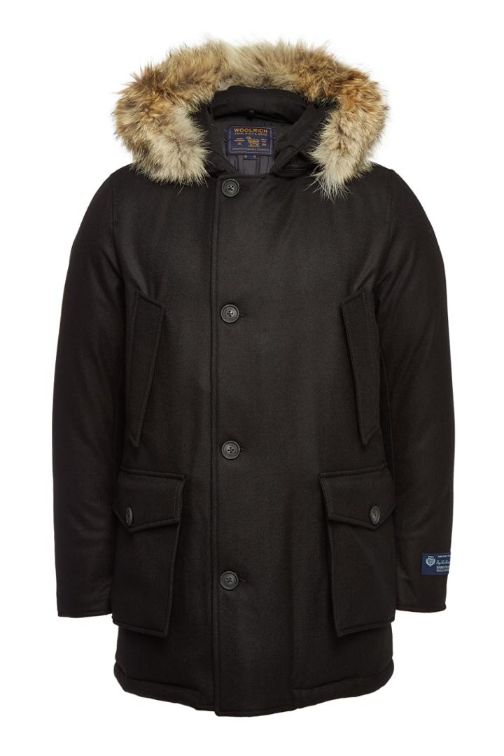 Woolrich Woolrich Arctic Virgin Wool Down Parka With Fur And Cashmere