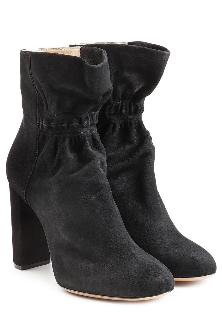 Chloé Chloé Suede Ankle Boots - Black