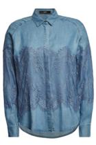 Steffen Schraut Steffen Schraut Denim Shirt With Lace