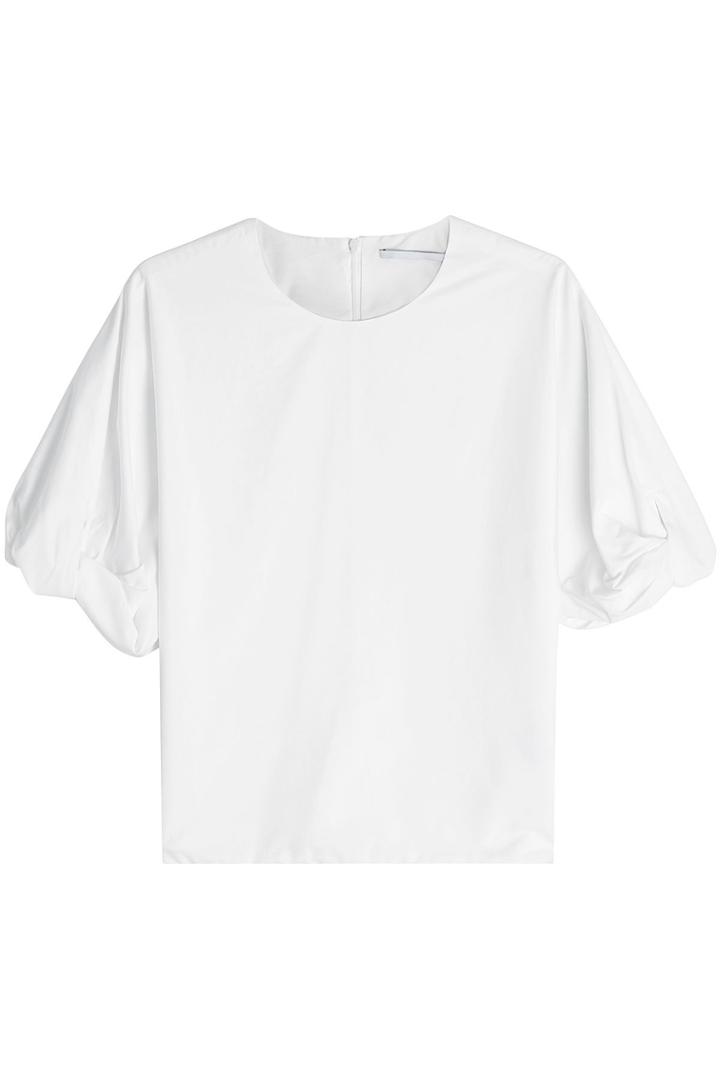 Rosetta Getty Rosetta Getty Twist Sleeve Cotton Blouse