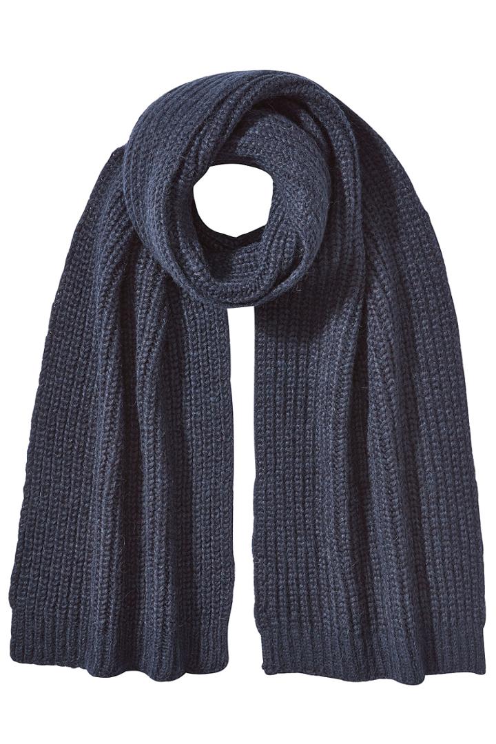 Closed Closed Scarf With Alpaca And Wool - Blue