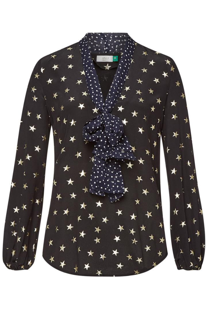 Rixo London Rixo London Angie Printed Silk Top