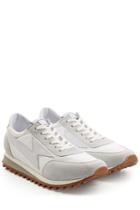 Marc Jacobs Marc Jacobs Leather And Suede Sneakers - White
