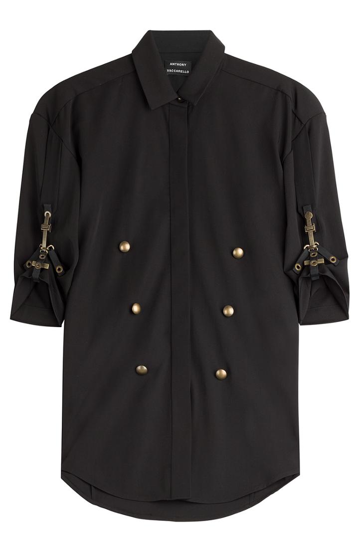 Anthony Vaccarello Wool Shirt