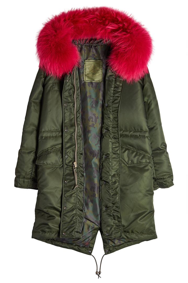 Mr & Mrs Italy Mr & Mrs Italy Down Coat With Fur-trimmed Hood
