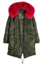 Mr & Mrs Italy Mr & Mrs Italy Down Coat With Fur-trimmed Hood