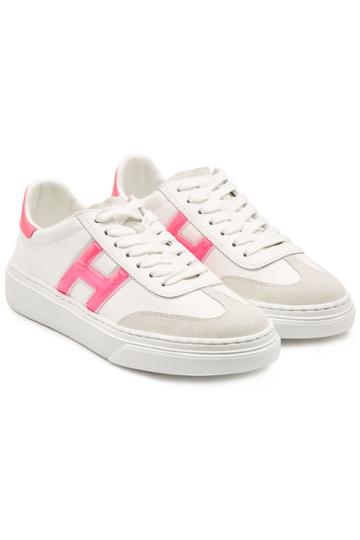 Hogan Hogan H365 Leather And Suede Sneakers