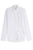 Maison Margiela Maison Margiela Embellished Cotton Shirt - White