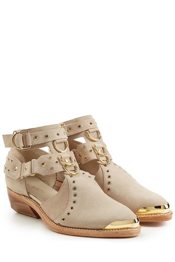 Balmain Balmain Suede Ankle Boots