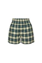 Burberry Burberry Dovemoore Checked Cotton Shorts
