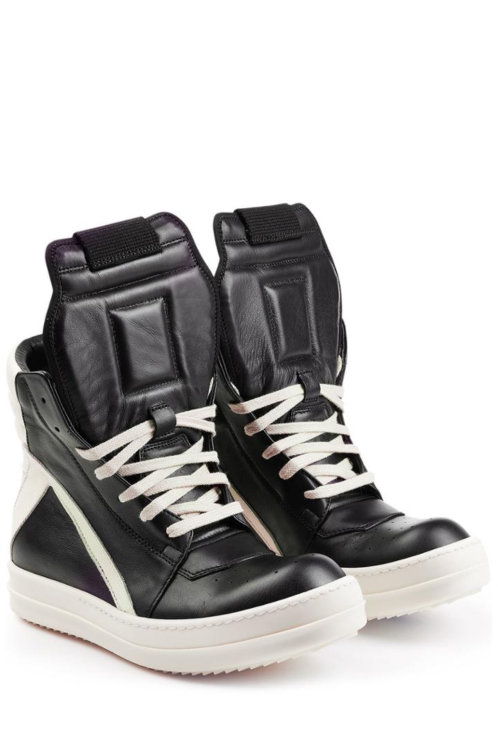 Rick Owens Rick Owens Leather High-top Sneakers