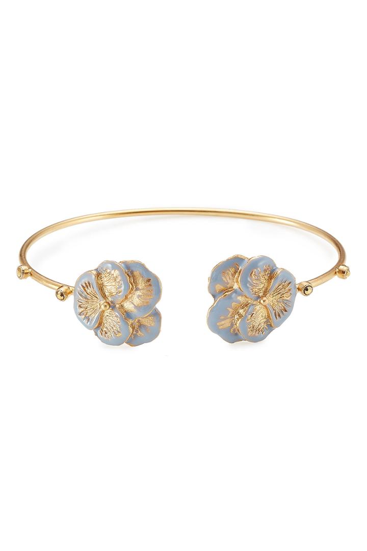 Gas Bijoux Gas Bijoux Pensée 24kt Gold Plated Bracelet