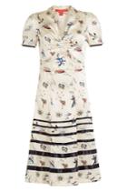 Hilfiger Collection Hilfiger Collection Printed Silk Dress - Multicolored