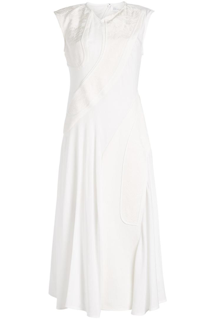 Victoria Beckham Victoria Beckham Patchwork Drape Midi Dress