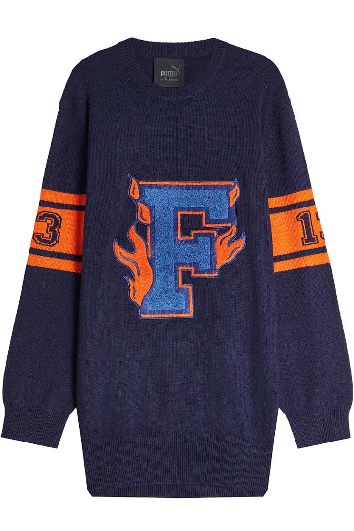 Fenty Puma By Rihanna Fenty Puma By Rihanna Wool Varsity Sweater Dress
