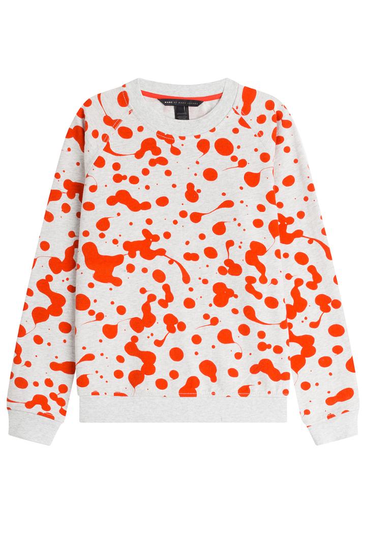 Marc By Marc Jacobs Marc By Marc Jacobs Printed Cotton Sweatshirt - Orange