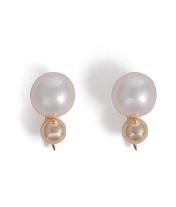 Sophie Bille Brahe 14kt Gold Fresh Water Pearls Earrings