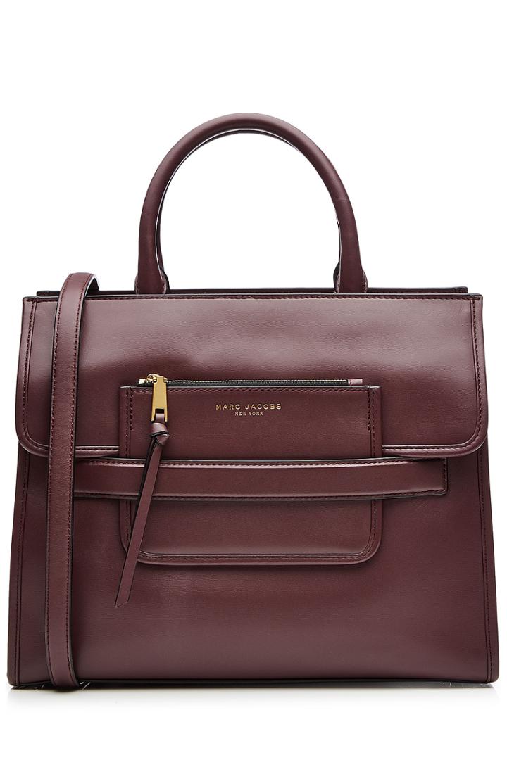 Marc Jacobs Marc Jacobs Madison Leather Tote - Red