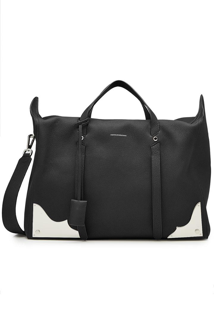 Calvin Klein 205w39nyc Calvin Klein 205w39nyc Leather Duffle Bag With Metal Hardware