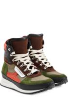 Dsquared2 Fabric, Leather And Suede Boots
