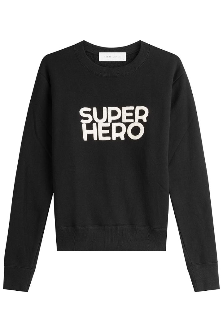 Iro Iro Cotton Sweatshirt - Black