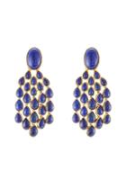 Aurélie Bidermann Aurélie Bidermann 18kt Gold Plated Lapis Lazuli Earrings