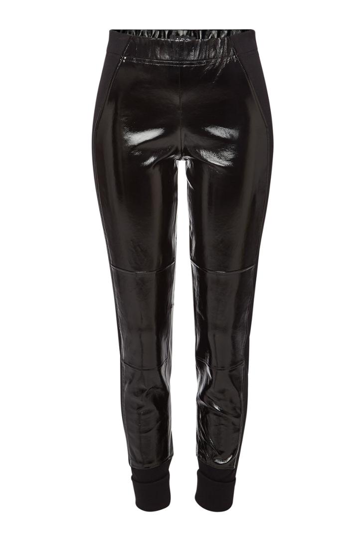 A.p.c. A.p.c. Wanda Leather Pants With Rolled