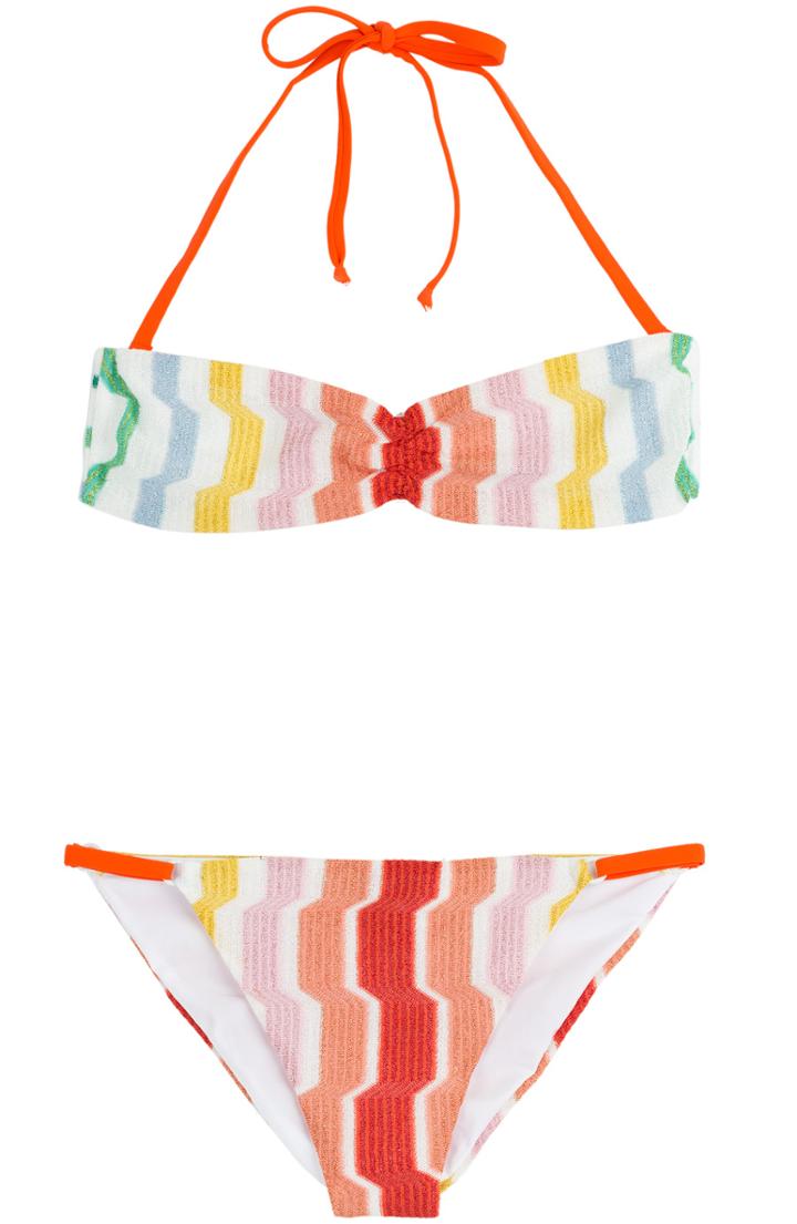 Missoni Mare Printed Bandeau Bikini