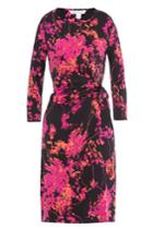 Diane Von Furstenberg Diane Von Furstenberg Printed Silk Jersey Dress - None