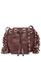 Vanessa Bruno Vanessa Bruno Leather Small Fringed Bucket Bag