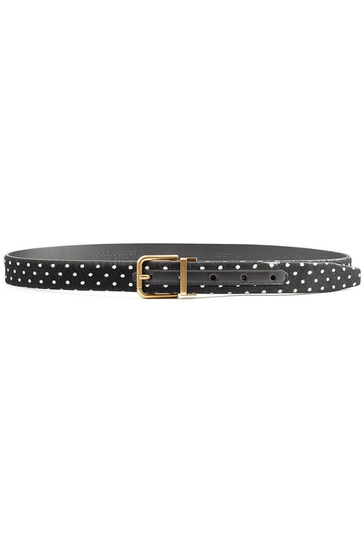 Dolce & Gabbana Dolce & Gabbana Calf Hair And Leather Belt