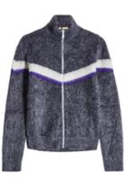 N 21 N&deg;21 Zipped Cardigan In Mohair And Wool