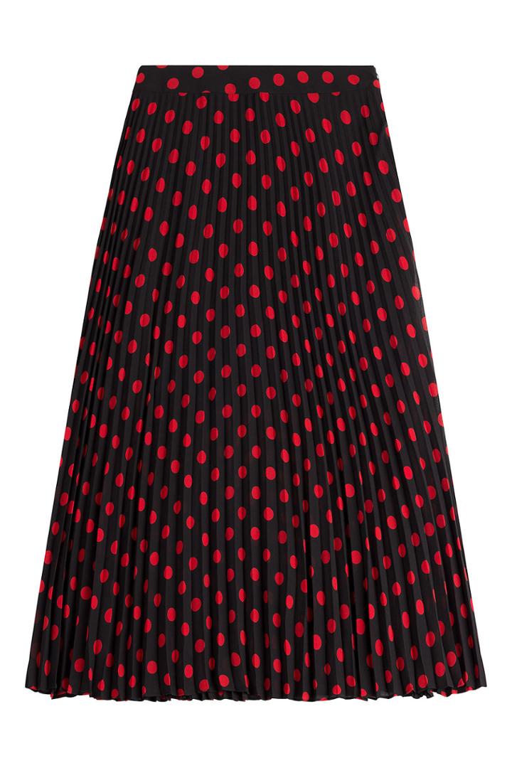 Mcq Alexander Mcqueen Mcq Alexander Mcqueen Pleated Print Skirt - Polka Dots