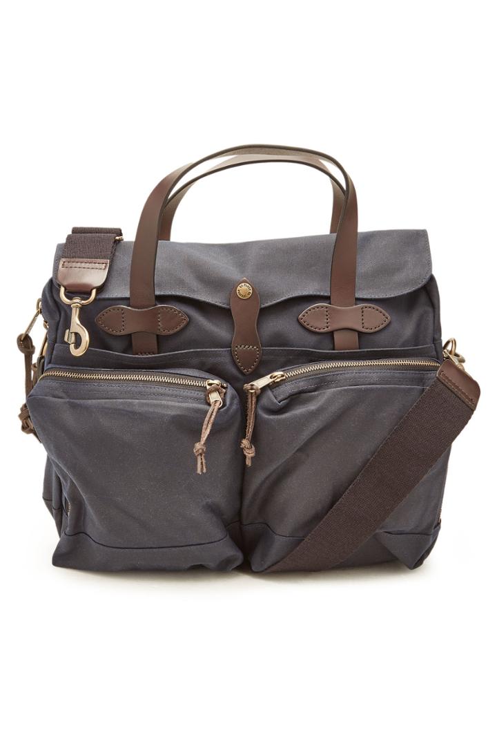 Filson Filson 24 Hour Tin Briefcase With Leather