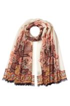 Etro Etro Printed Scarf With Wool, Cashmere And Silk