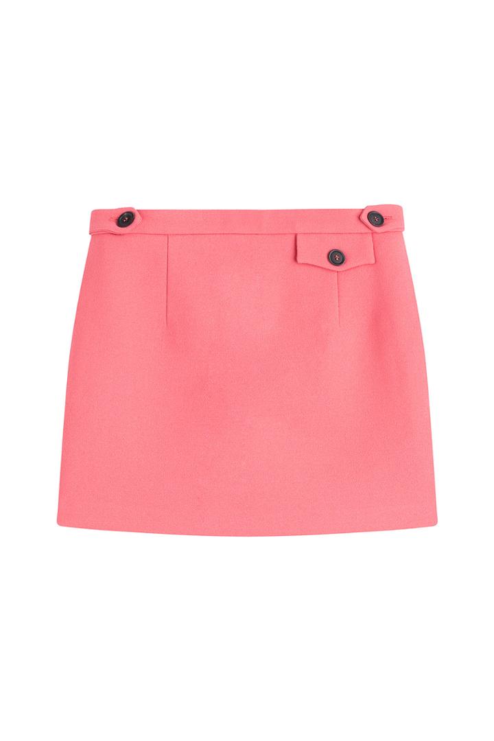 Paul & Joe Paul & Joe Wool Mini Skirt - Pink