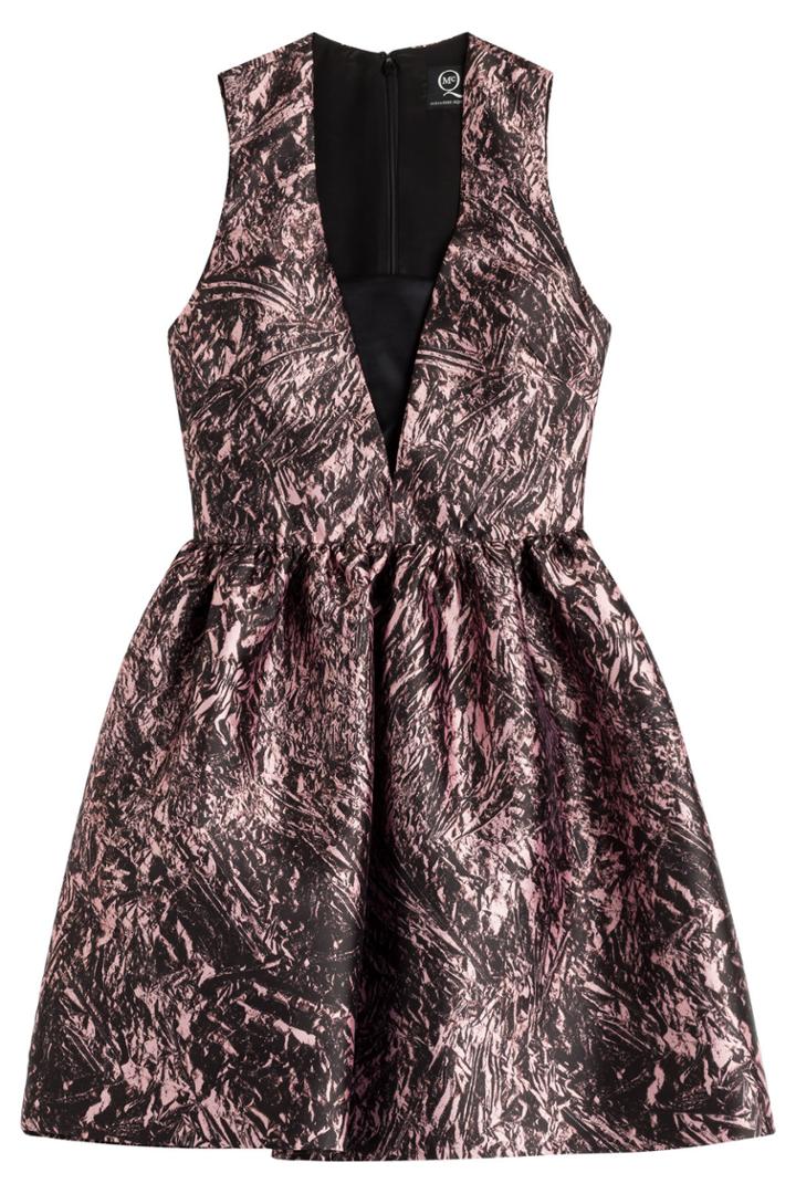 Mcq Alexander Mcqueen Mcq Alexander Mcqueen Printed Twill Dress - Pink