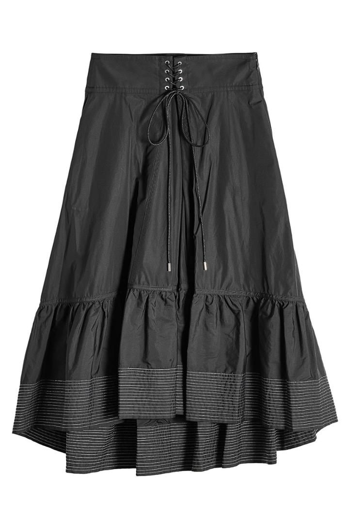 3.1 Phillip Lim 3.1 Phillip Lim Cotton Skirt With Self-tie Front