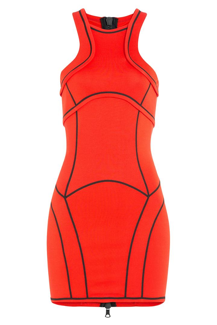 Dsquared2 Dsquared2 Stretch Jersey Mini-dress - Orange
