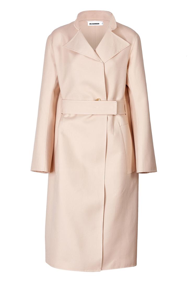 Jil Sander Jil Sander Cotton Trench Coat - Rose