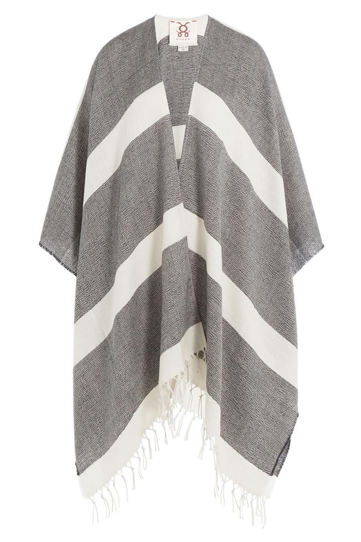 Figue Figue Raj Stripe Wool Shawl Scarf