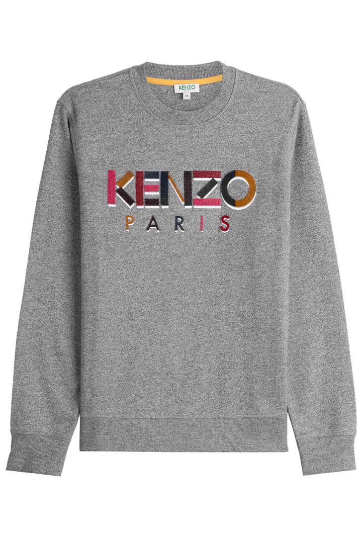 Kenzo Kenzo Cotton Sweatshirt With Textured Logo