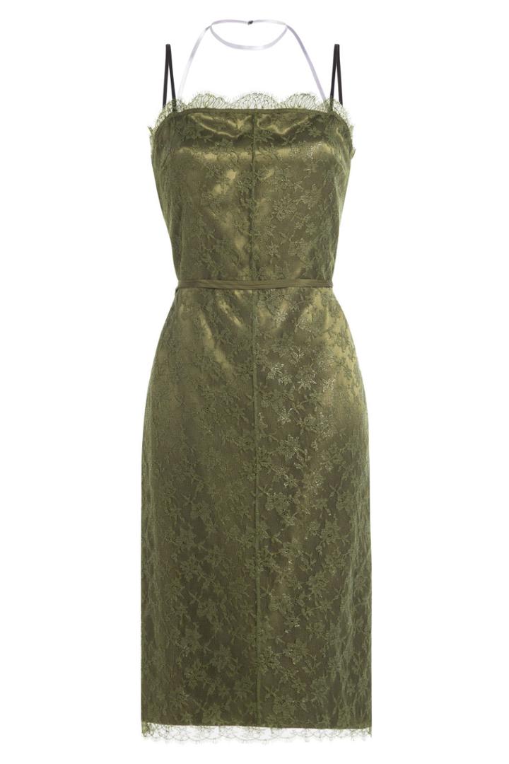 Nina Ricci Nina Ricci Dress With Lace - Green