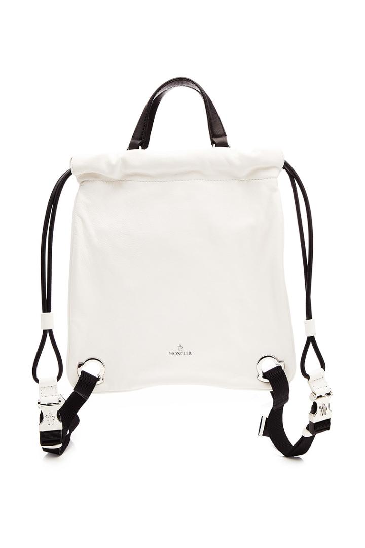 Moncler Moncler Drawstring Backpack In Leather