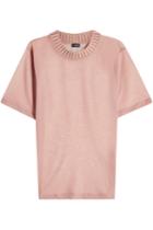 Joseph Joseph Jersey Top With Knit Collar